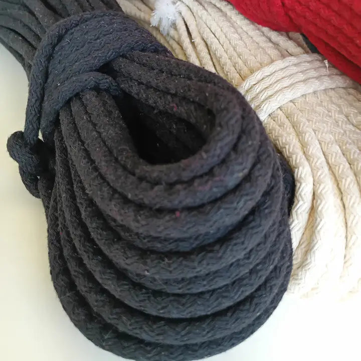 1/4" Braided Cotton Rope-Colour Options - 50 Yards Macrame