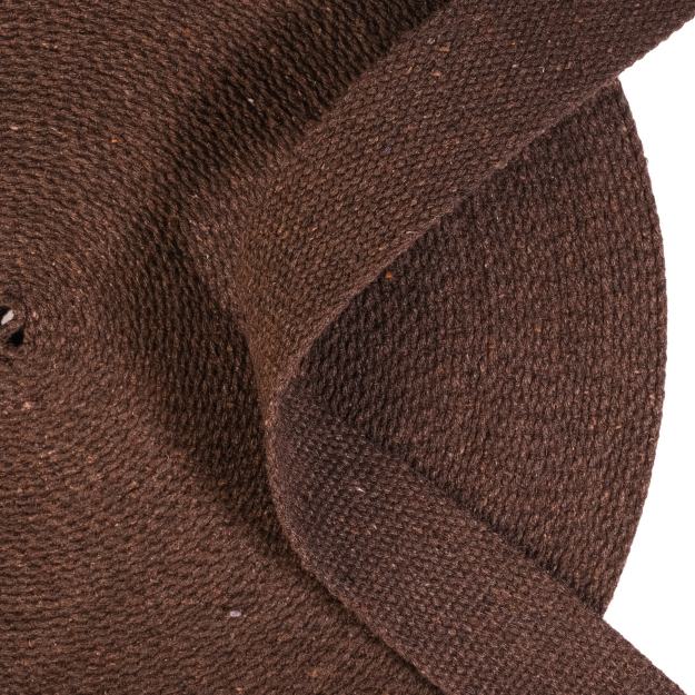 Brown- 1 Inch 10 Yards Heavy Cotton Webbing Strap